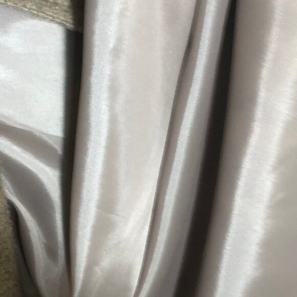 Elevate Your Elegance: The Pristine Satin Fringe Scarf - Picture 5 of 14